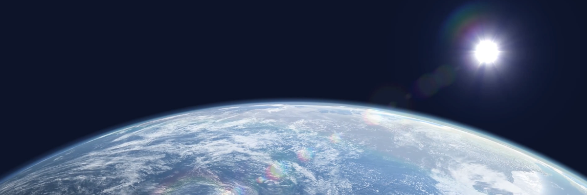 Planeta ziemia - widok z kosmosu